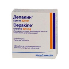 Депакин хроно таб. п/о 500мг * 30