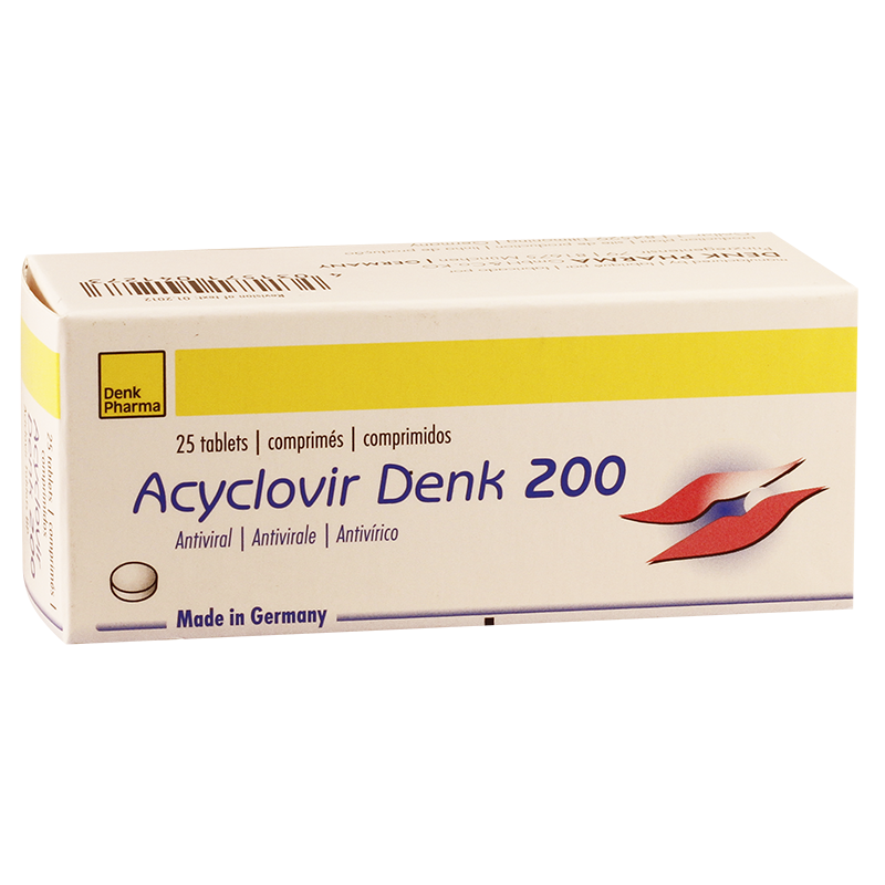 Ацикловир Денк таблетки 200мг * 25