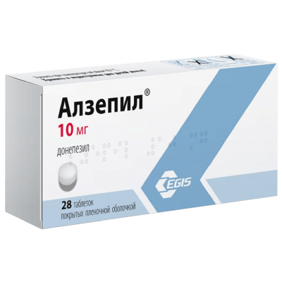 Алзепил таблетки п/о 10мг * 28
