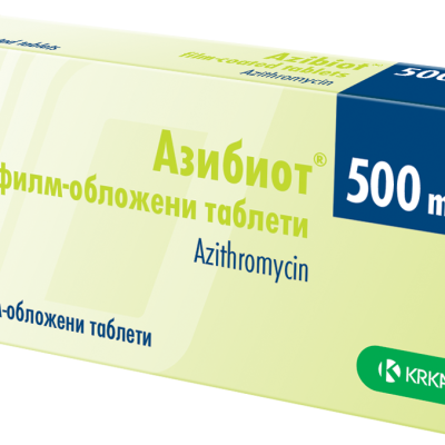 Азибиот таб. п/о 500мг * 3