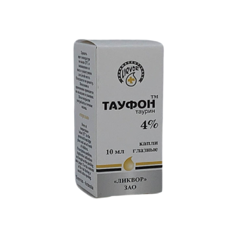 Тауфон  глазные капли 4% - 10мл