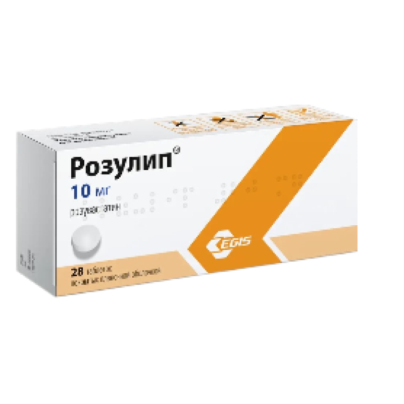 Розулип таблетки п/о 10мг Nº28
