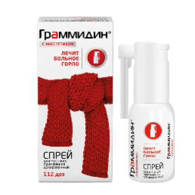 Գրամիդին անեսթետիկով ցողացիր 112 դեղաչափ