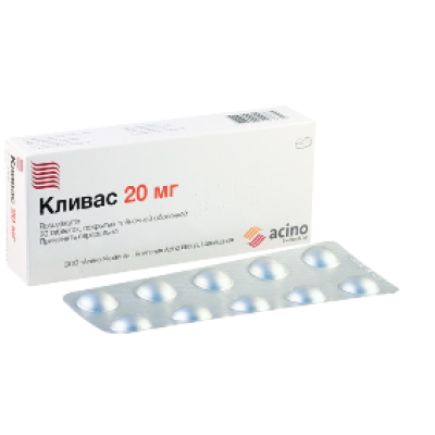 Կլիվաս դհտ թ/պ 20մգ Nº30